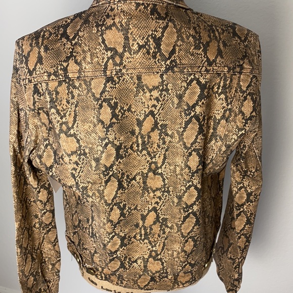 FRAME Python Trucker Jacket - Picture 4 of 7